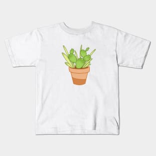 Plant Cactus Pot Kids T-Shirt